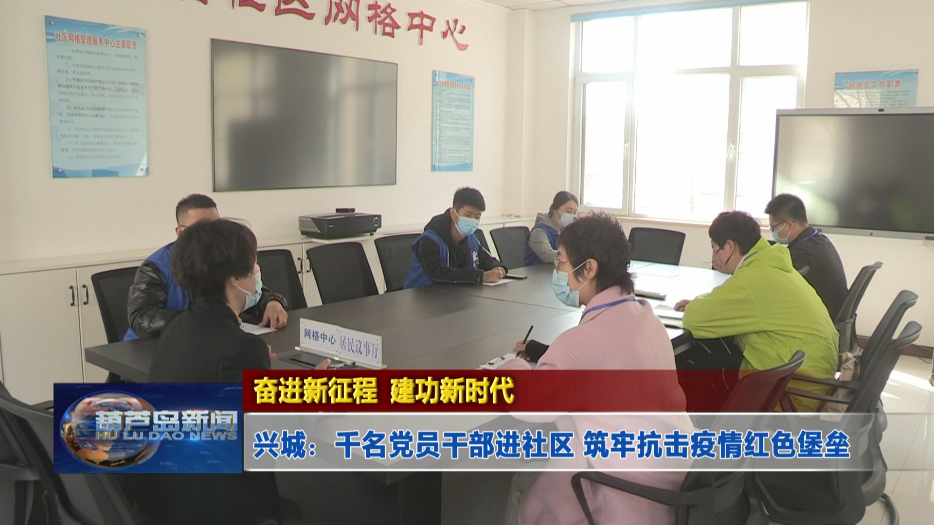 奮進新征程 建功新時代——興城：千名黨員干部進社區(qū) 筑牢抗擊疫情紅色堡壘